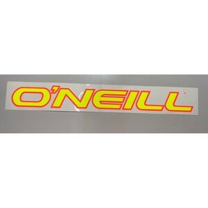 NEW ONEILL  VINTAGE 90'S SURFBOARD SKATEBOARD SURF STICKER 13"